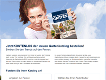 Tablet Screenshot of gartenkatalog.com